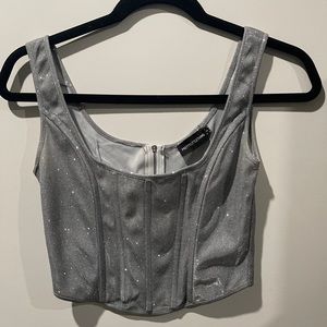 Sexy glittery top